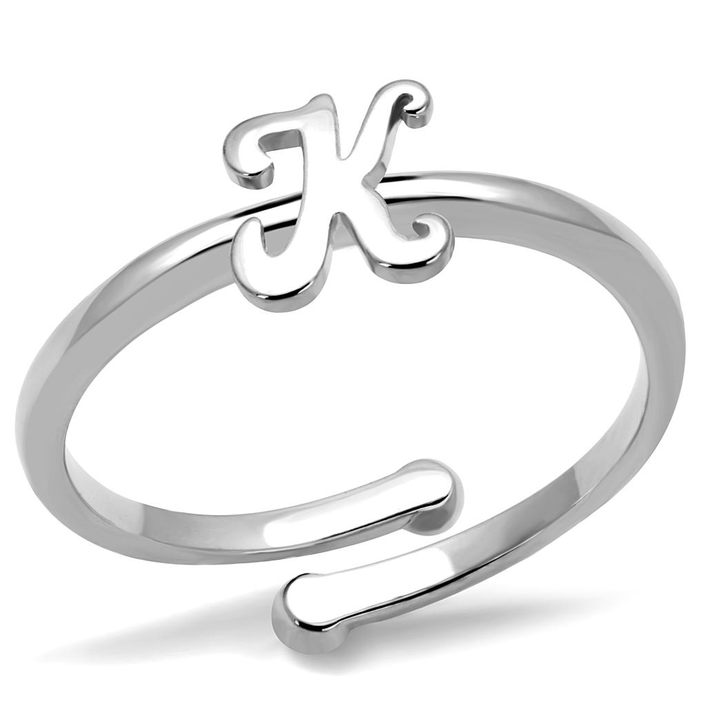 JCE4023 Rhodium Brass Ring with No Stone