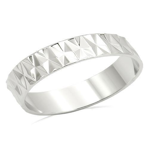 JCE980 Imitation Rhodium Brass Ring with No Stone