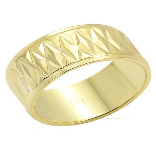 JCE987 Gold Brass Ring with No Stone