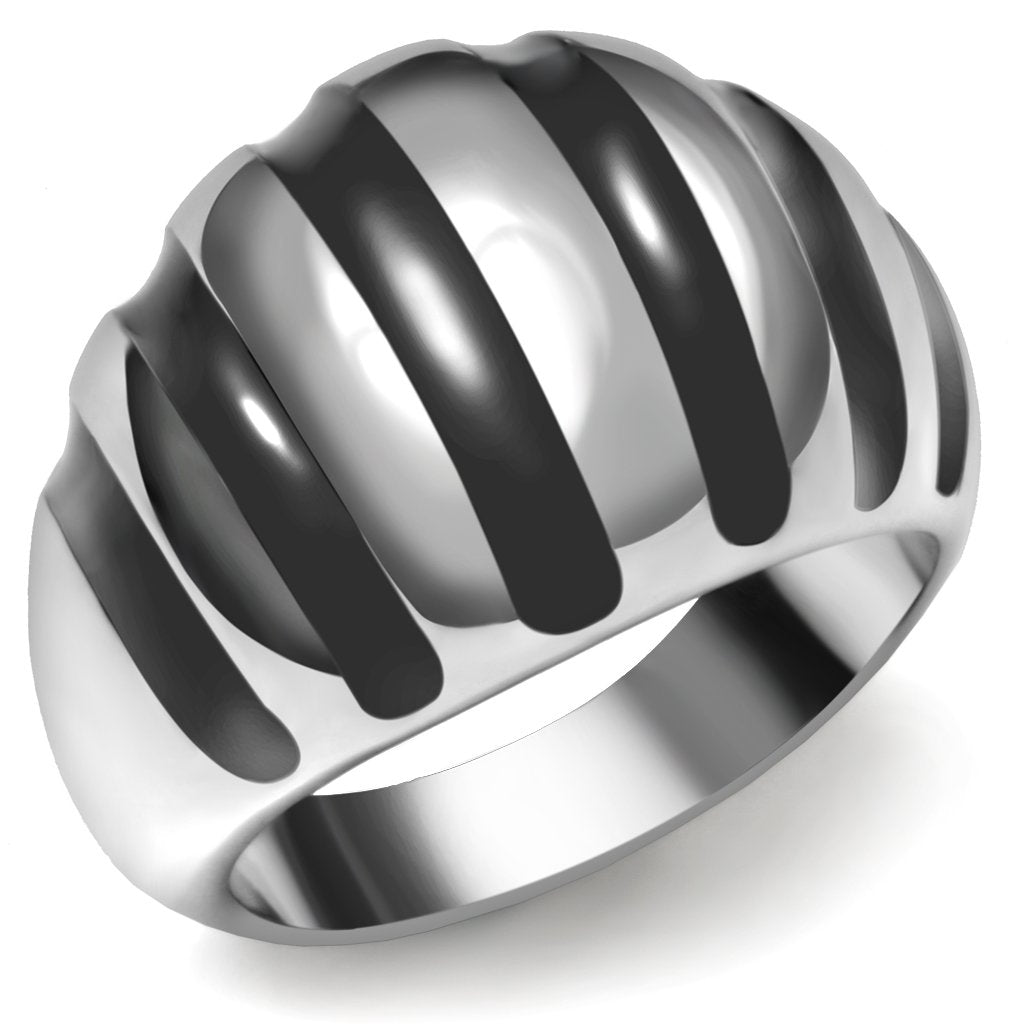JCE038 High polished (no plating) Stainless Steel Ring with No Stone