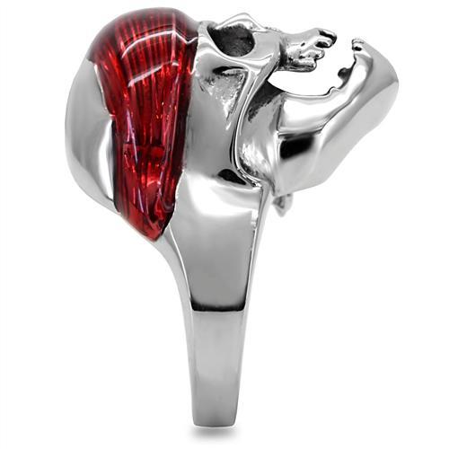 JCE210 High polished (no plating) Stainless Steel Ring with No Stone